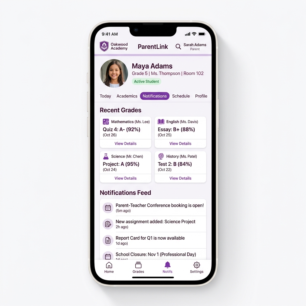 Mobile Parent App